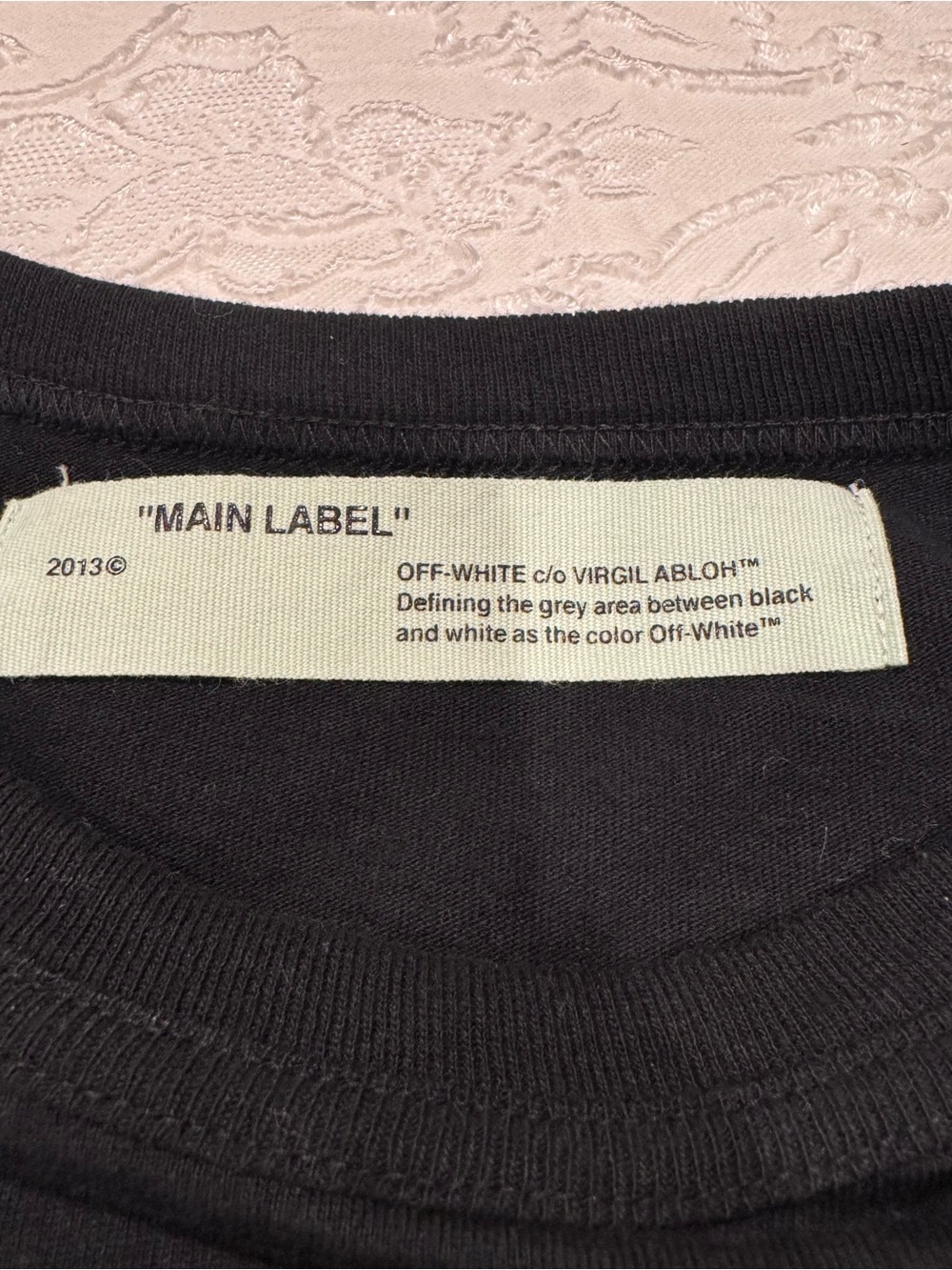 Off-White Galaxy Brushed Arrows Long Sleeve Tee FW17 Virgil Abloh S - Picture 2 of 14